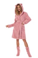 Szlafrok Damski Model Funny Short 2407 Powder Pink - L&L collection - S Szlafrok Damski Model Funny Short 2407 Powder Pink - L&L collection - S