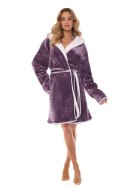 Szlafrok Damski Model Sara Short 2417 Amethyst - L&L collection - M Szlafrok Damski Model Sara Short 2417 Amethyst - L&L collection - M