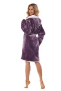 Szlafrok Damski Model Sara Short 2417 Amethyst - L&L collection - M Szlafrok Damski Model Sara Short 2417 Amethyst - L&L collection - M