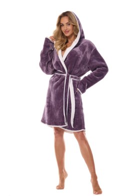 Szlafrok Damski Model Sara Short 2417 Amethyst - L&L collection - S