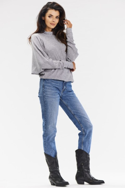 Golf Damski Model A672 Grey - awama - L/XL Golf Damski Model A672 Grey - awama - L/XL