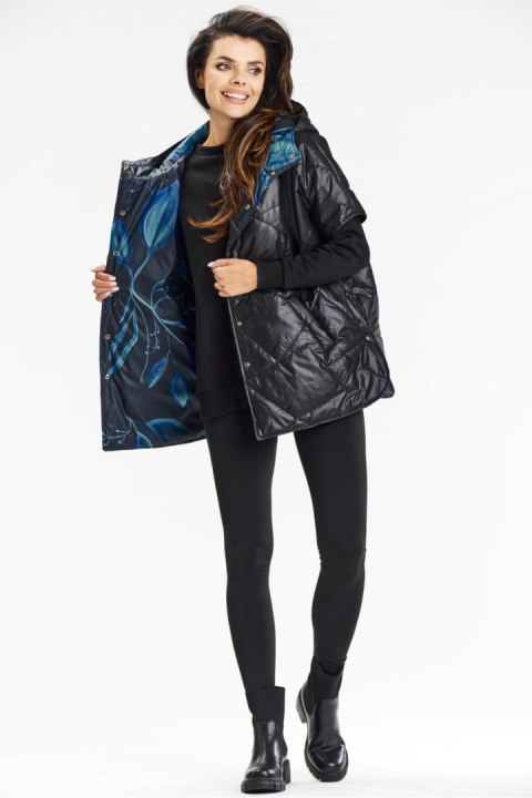 Kamizelka Model A684 Black - awama - S/M Kamizelka Model A684 Black - awama - S/M