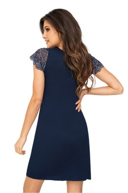 Koszulka nocna Koszula Nocna Model Melania Dark Blue - Donna - 38