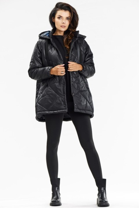 Kurtka Damska Model A687 Black - awama - S/M Kurtka Damska Model A687 Black - awama - S/M