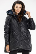 Kurtka Damska Model A687 Black - awama - S/M Kurtka Damska Model A687 Black - awama - S/M