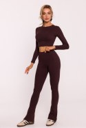 Legginsy Model MOE816 Brown - Moe - M