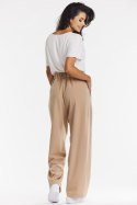 Spodnie Damskie Model A674 Beige - awama - L Spodnie Damskie Model A674 Beige - awama - L