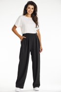 Spodnie Damskie Model A674 Black - awama - M Spodnie Damskie Model A674 Black - awama - M