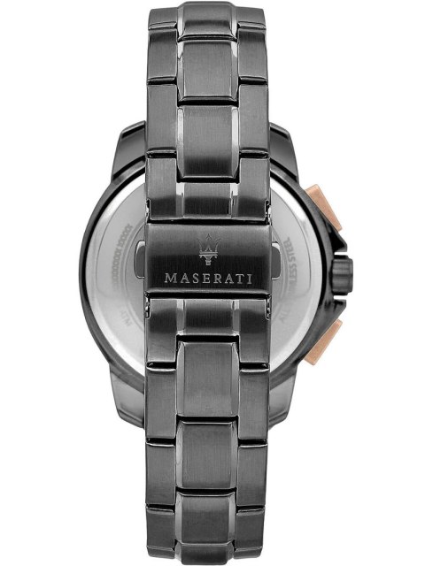 Zegarek Męski Maserati Successo Solar Chrono R8873645001 + BOX Zegarek Męski Maserati Successo Solar Chrono R8873645001 + BOX