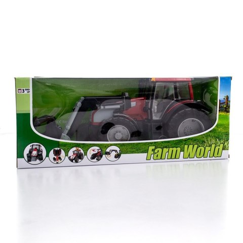 Zabawka duży traktor z łyżką Zabawka duży traktor z łyżką