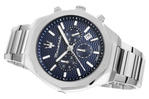 Zegarek Męski MASERATI Stile Chrono R8873642006 + BOX Zegarek Męski MASERATI Stile Chrono R8873642006 + BOX