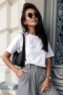 Tshirt Damski Model B57 White - IVON - L Tshirt Damski Model B57 White - IVON - L