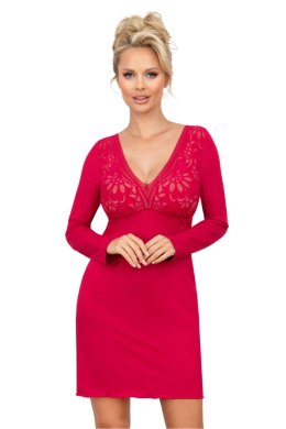 Koszulka nocna Koszula Nocna Model Silvana Long Wine - Donna - 38