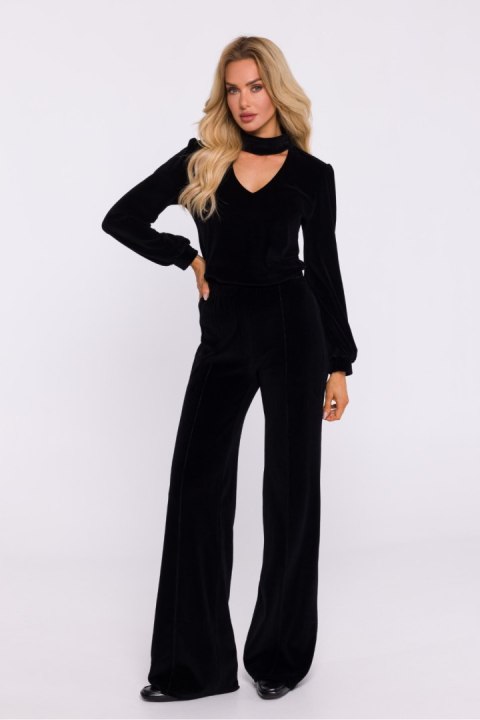 Spodnie Damskie Model MOE830 Black - Moe - XL Spodnie Damskie Model MOE830 Black - Moe - XL