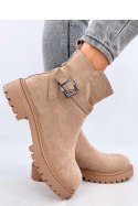 Botki sztyblety ORTIZ BEIGE - Inello - 38 Botki sztyblety ORTIZ BEIGE - Inello - 38
