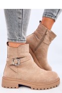 Botki sztyblety ORTIZ BEIGE - Inello - 39 Botki sztyblety ORTIZ BEIGE - Inello - 39