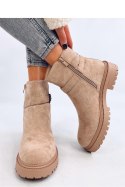Botki sztyblety ORTIZ BEIGE - Inello - 39 Botki sztyblety ORTIZ BEIGE - Inello - 39