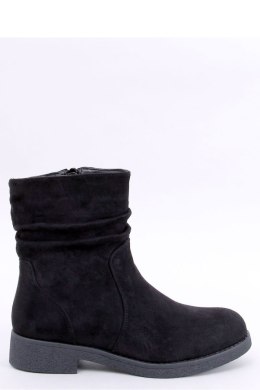 Botki z marszczoną cholewką BRACY BLACK - Inello - 40