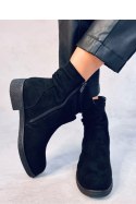 Botki z marszczoną cholewką BRACY BLACK - Inello - 40 Botki z marszczoną cholewką BRACY BLACK - Inello - 40