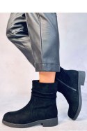 Botki z marszczoną cholewką BRACY BLACK - Inello - 40 Botki z marszczoną cholewką BRACY BLACK - Inello - 40