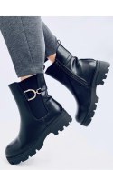 Sztyblety z wysoką cholewką REGANE BLACK - Inello - 39 Sztyblety z wysoką cholewką REGANE BLACK - Inello - 39