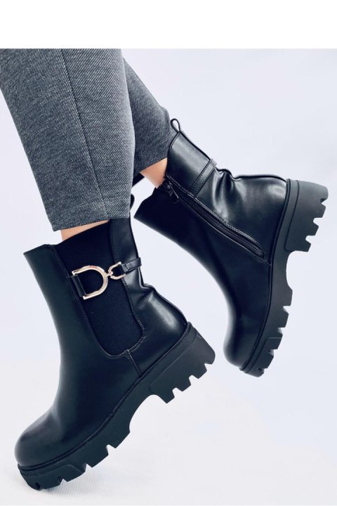 Sztyblety z wysoką cholewką REGANE BLACK - Inello - 39 Sztyblety z wysoką cholewką REGANE BLACK - Inello - 39