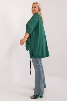 Bluzka Model RV-TU-7598.94 Dark Green - Relevance - uniwersalny