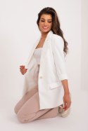 Marynarka Model DHJ-MA-18598.12X Ecru - Italy Moda - uniwersalny
