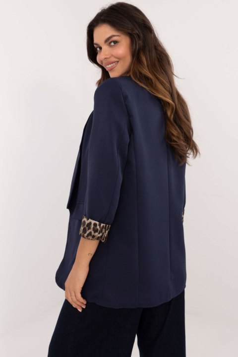 Marynarka Model DHJ-MA-18657-1.86 Navy - Italy Moda - uniwersalny