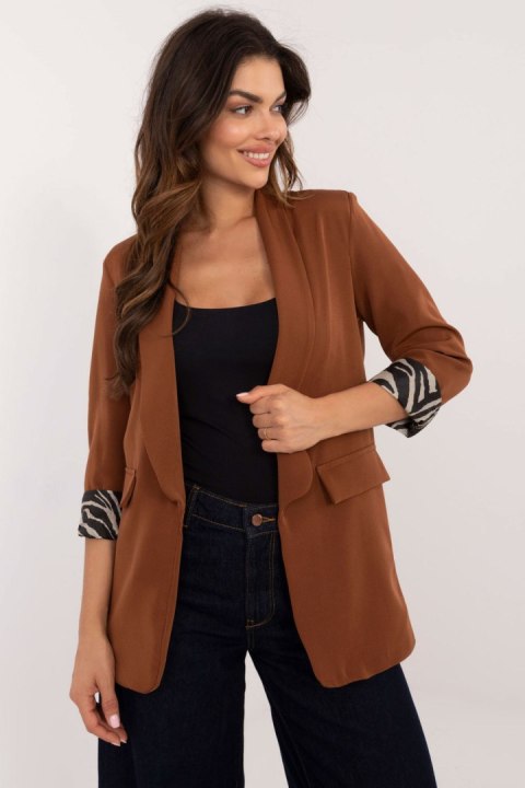 Marynarka Model DHJ-MA-18657.94 Light Brown - Italy Moda - uniwersalny