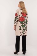 Płaszcz Damski Model DHJ-PL-19821.60P Beige - Italy Moda - uniwersalny