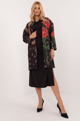 Płaszcz Damski Model DHJ-PL-19821.60P Black - Italy Moda - uniwersalny