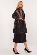 Płaszcz Damski Model DHJ-PL-19821.60P Black - Italy Moda - uniwersalny