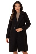 Płaszcz Damski Model MI-PL-138.51 Black - Italy Moda - uniwersalny