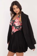 Sukienka Model DHJ-SK-19805-2.65 Black/Pink - Italy Moda - uniwersalny Sukienka Model DHJ-SK-19805-2.65 Black/Pink - Italy Moda - uniwersalny