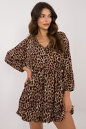 Sukienka Model DHJ-SK-19861-1.15X Black/Beige - Italy Moda - uniwersalny Sukienka Model DHJ-SK-19861-1.15X Black/Beige - Italy Moda - uniwersalny