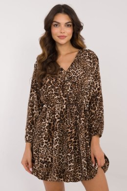 Sukienka Model DHJ-SK-19861-2.02 Black/Beige - Italy Moda - uniwersalny