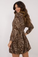 Sukienka Model DHJ-SK-19861-2.02 Black/Beige - Italy Moda - uniwersalny Sukienka Model DHJ-SK-19861-2.02 Black/Beige - Italy Moda - uniwersalny
