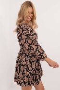 Sukienka Model DHJ-SK-19861-7.94 Black/Beige - Italy Moda - uniwersalny Sukienka Model DHJ-SK-19861-7.94 Black/Beige - Italy Moda - uniwersalny