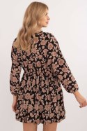 Sukienka Model DHJ-SK-19861-7.94 Black/Beige - Italy Moda - uniwersalny Sukienka Model DHJ-SK-19861-7.94 Black/Beige - Italy Moda - uniwersalny
