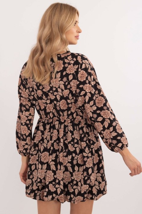 Sukienka Model DHJ-SK-19861-7.94 Black/Beige - Italy Moda - uniwersalny Sukienka Model DHJ-SK-19861-7.94 Black/Beige - Italy Moda - uniwersalny