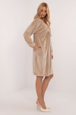 Sukienka Model DHJ-SK-19890.86P Beige - Italy Moda - uniwersalny