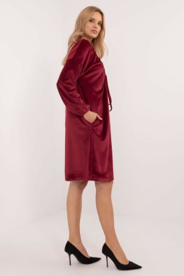 Sukienka Model DHJ-SK-19890.86P Bordo - Italy Moda - uniwersalny