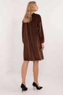 Sukienka Model DHJ-SK-19890.86P Brown - Italy Moda - uniwersalny Sukienka Model DHJ-SK-19890.86P Brown - Italy Moda - uniwersalny