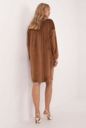 Sukienka Model DHJ-SK-19890.86P Light Brown - Italy Moda - uniwersalny