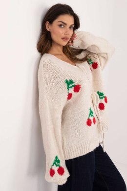 Sweter Damski Model MI-SW-2910.62 Light Beige - Italy Moda - uniwersalny