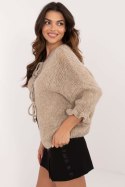 Sweter Damski Model MI-SW-2911.91 Dark Beige - Italy Moda - uniwersalny