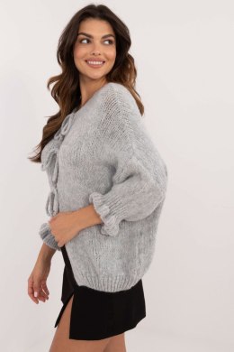 Sweter Damski Model MI-SW-2911.91 Grey - Italy Moda - uniwersalny