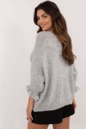 Sweter Damski Model MI-SW-2911.91 Grey - Italy Moda - uniwersalny