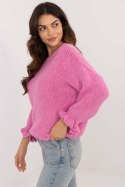 Sweter Damski Model MI-SW-2912.10X Pink - Italy Moda - uniwersalny Sweter Damski Model MI-SW-2912.10X Pink - Italy Moda - uniwersalny